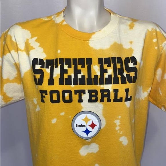 *CUSTOM DYED PITTSBURGH STEELERS TSHIRT - Picture 2 of 4